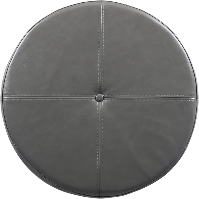 Gray Faux Leather