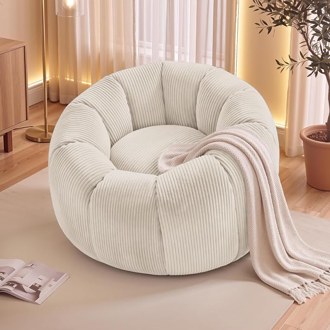 Beige-no Ottoman