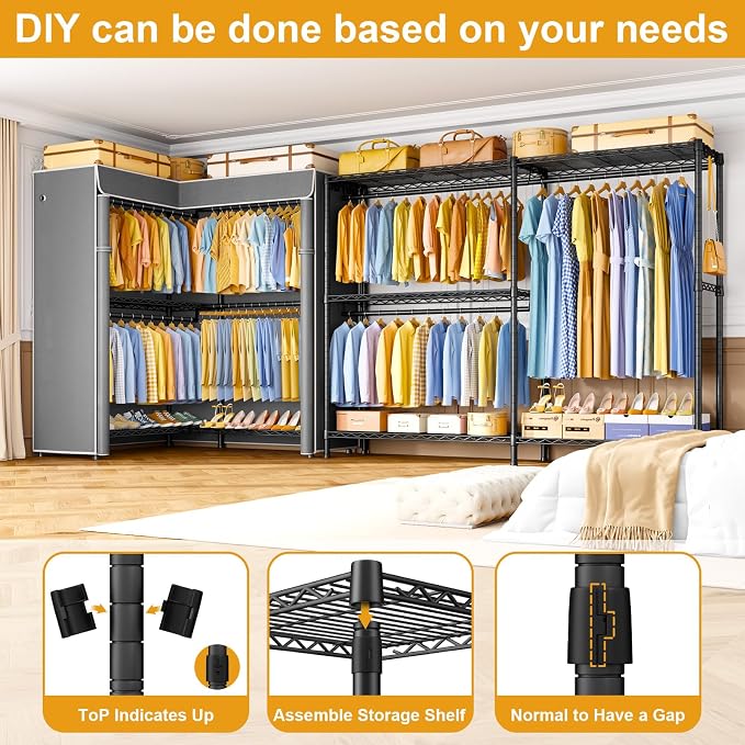 Black Rack with Grey Cover