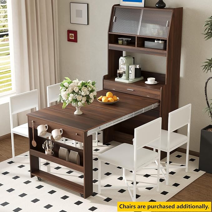 Walnut Wood+mdf + Farmhouse