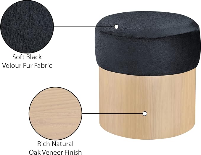 Black / Natural Finish