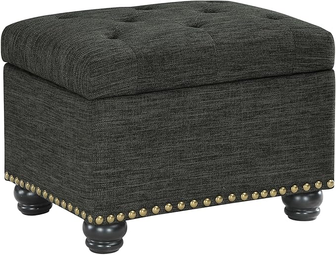 Dark Charcoal Gray Fabric