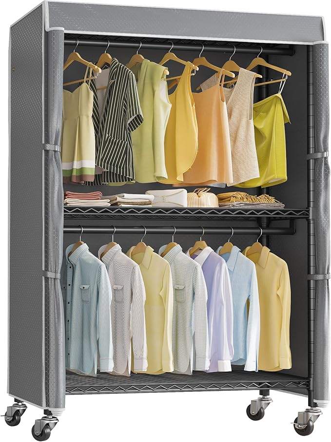 Black Rack with Grey Cover