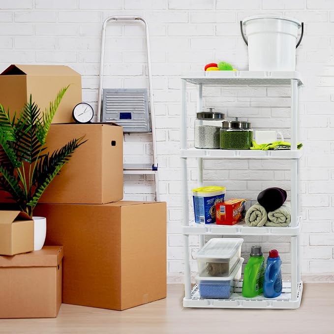 4 Shelf - White