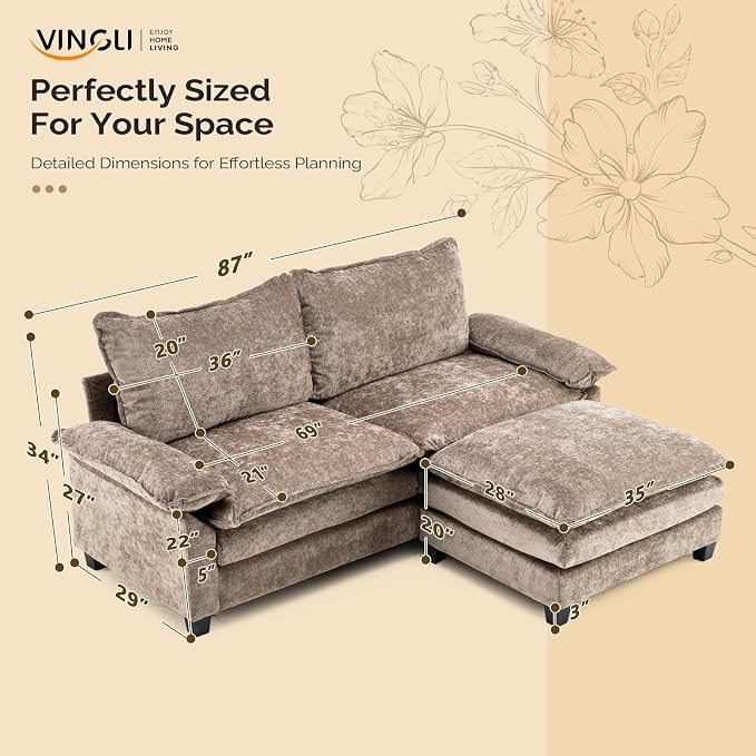 Chenille Light Brown