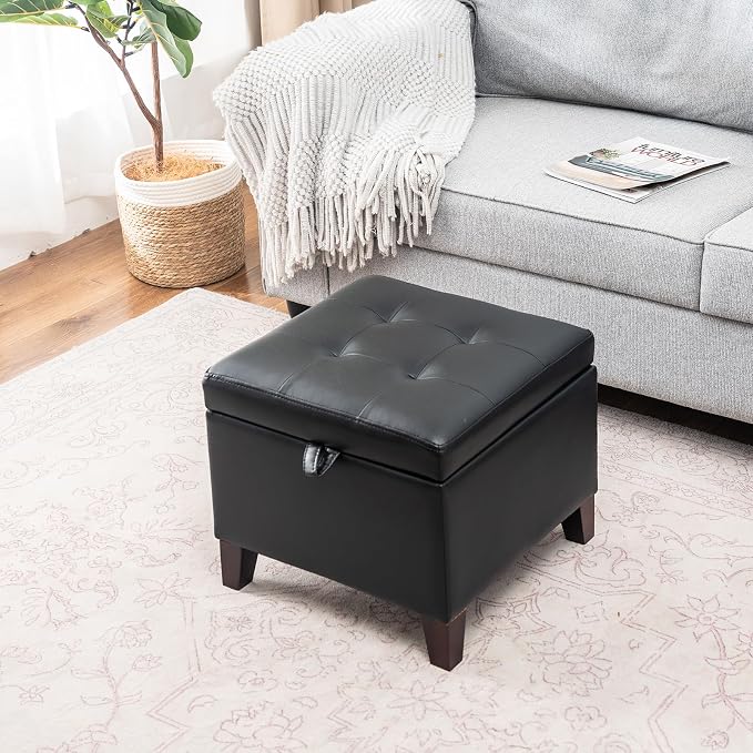 Style2 Faux Leather Black