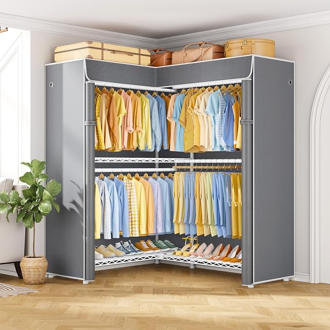White Rack with Grey Cover
