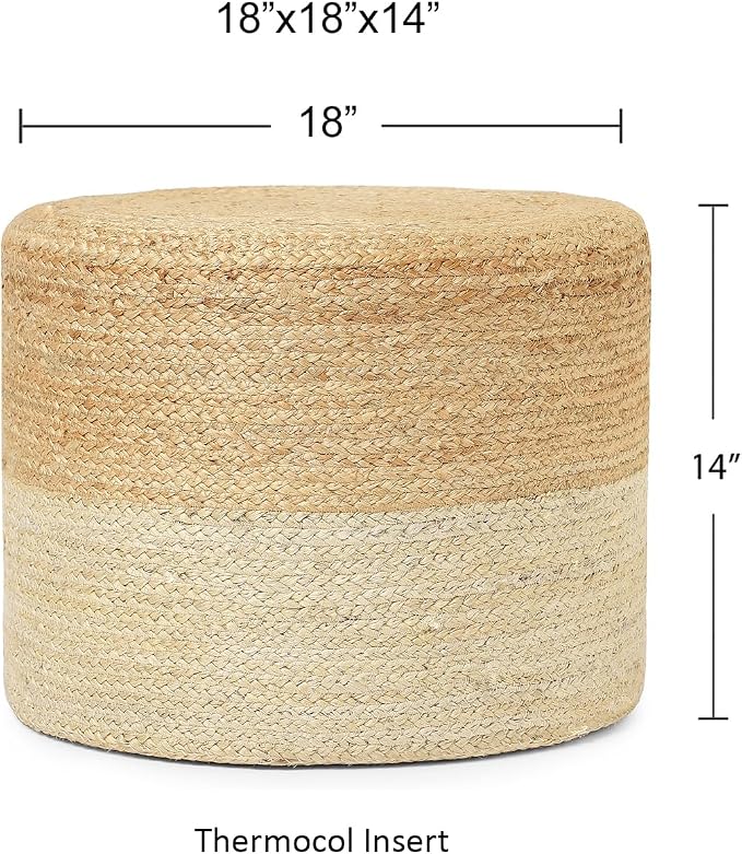 Cylinder Half & Half Natural Ivory