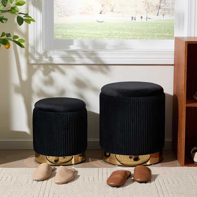 Gold-tone Velvet-black
