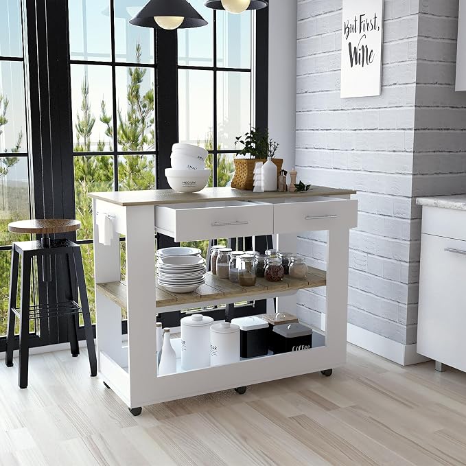 White + Light Oak