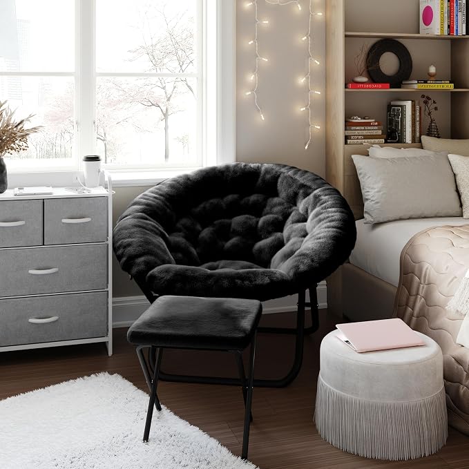 Black Fabric/Black Frame