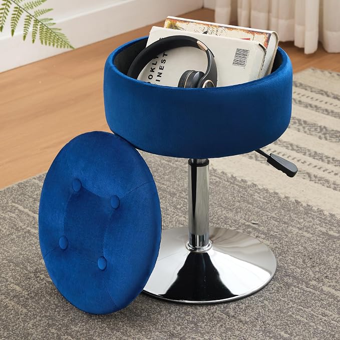 Blue With Chrome Base