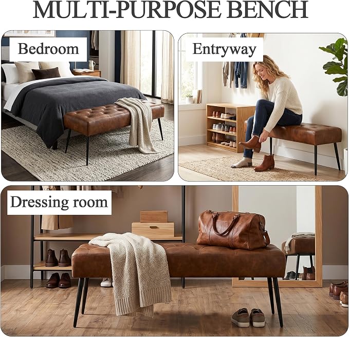 Yellowish Brown Leather