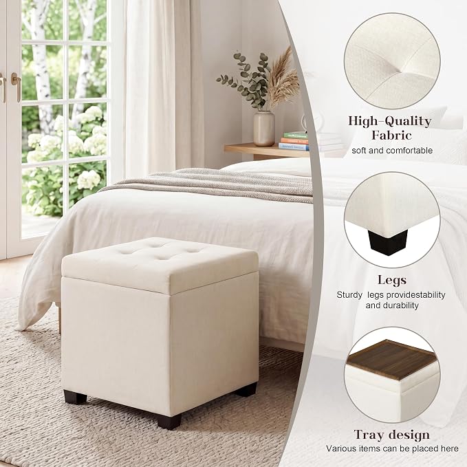 Cream White With Tray