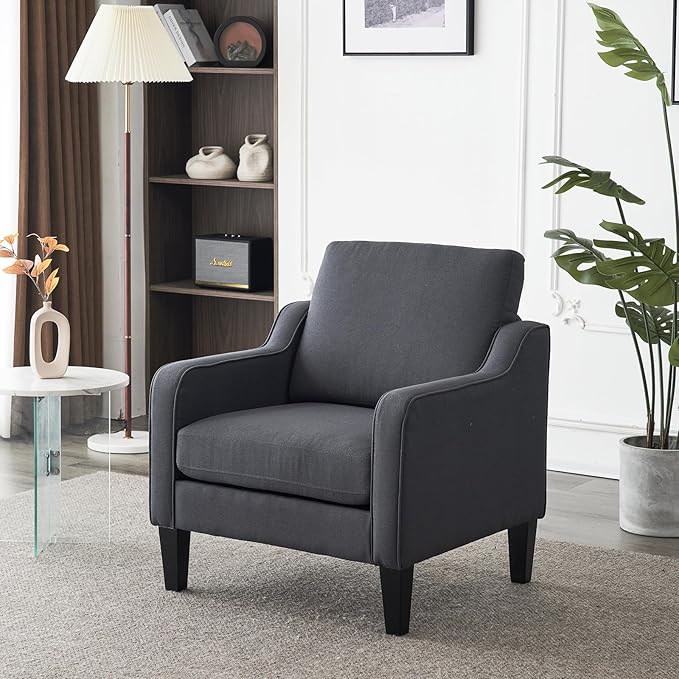 Dark Grey Linen