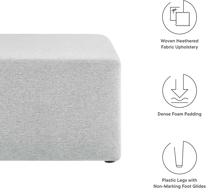 Heathered Weave Light Gray