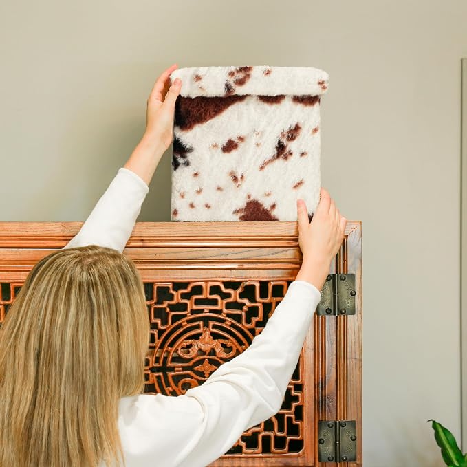 Cowhide Brown/White