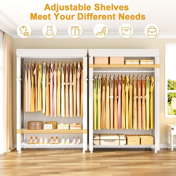 White Rack with White Cover