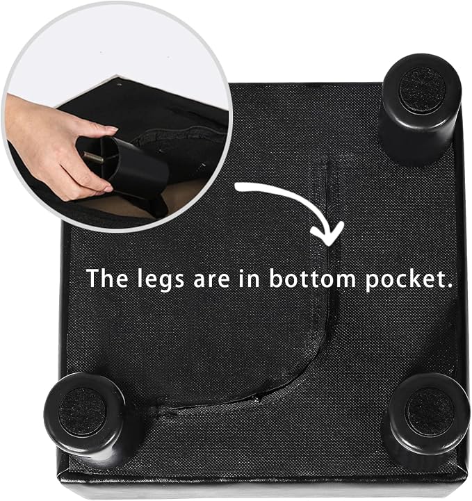 Small, Square Black