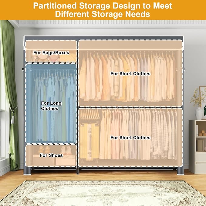 Black Rack With Gray Cover