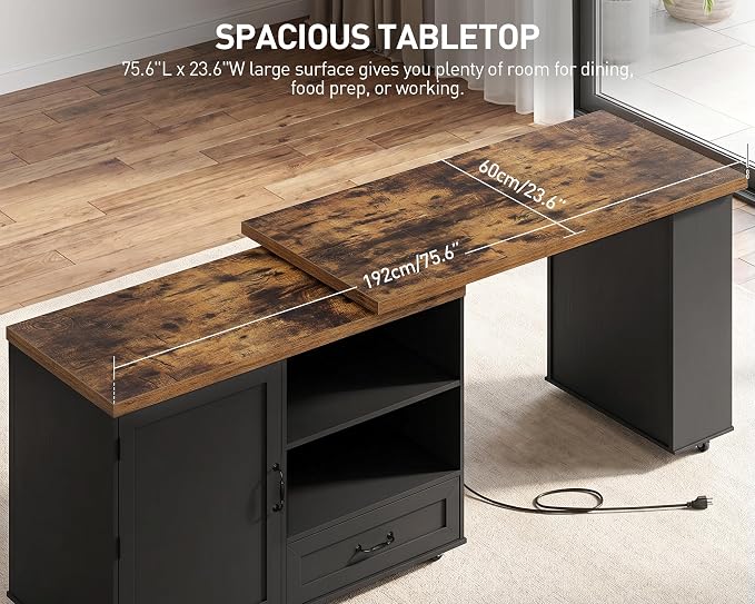 Black + Rustic Brown