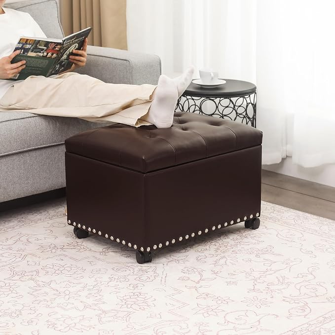 Brown With Casters