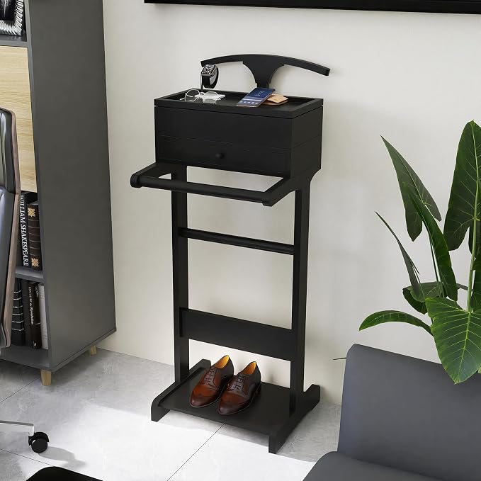 Black with Drawer & Flip Tray