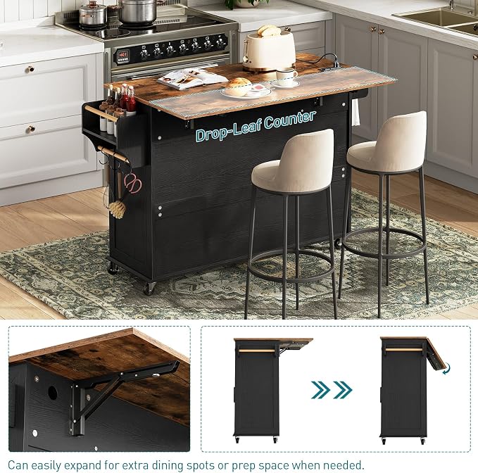 Black + Rustic Brown
