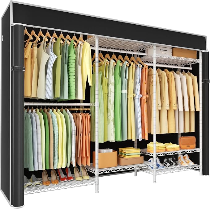 White Rack With Black Cover