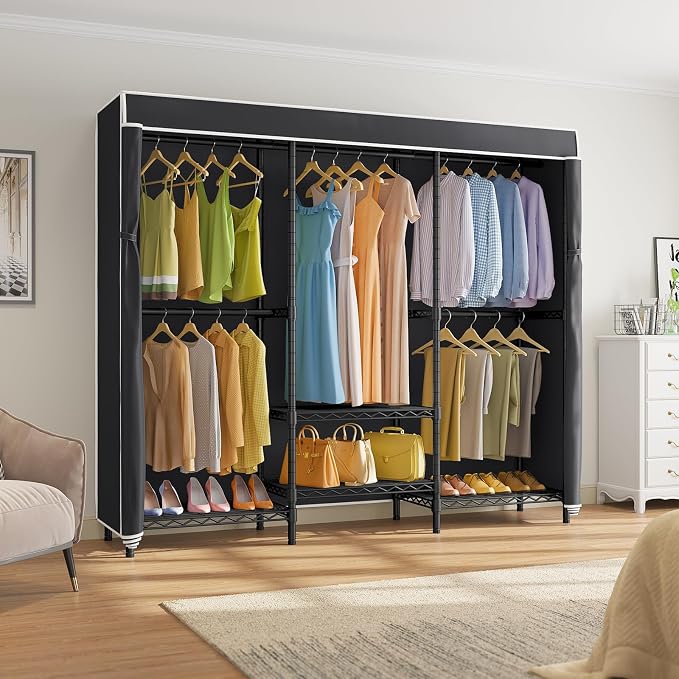 Black Rack with Black Cover