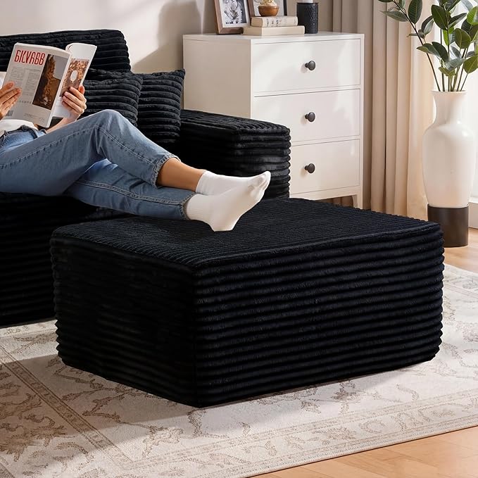 Black (Plush Corduroy Fabric)