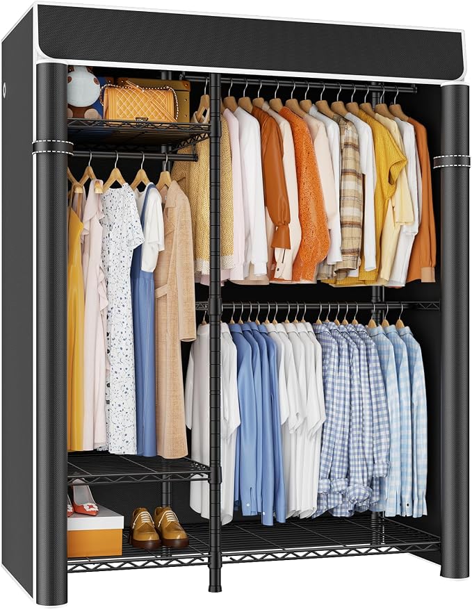 Black Rack With Black Cover
