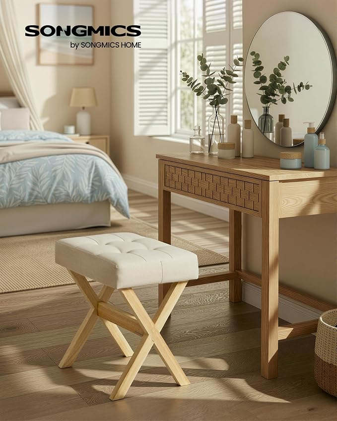 Summer Sand + Natural Wood Legs