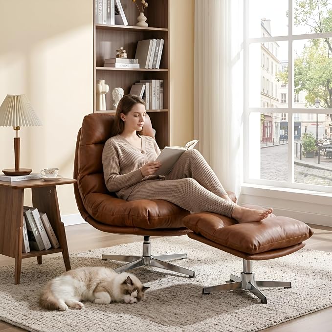 Brown Faux Leather