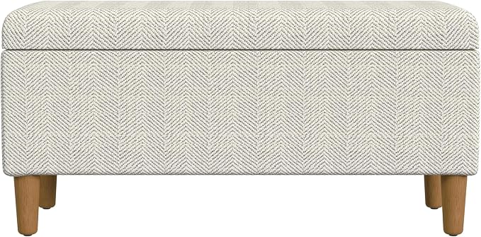 Cream Chevron Woven
