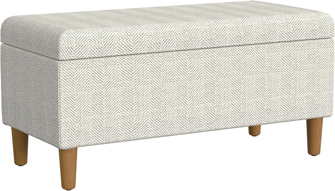 Cream Chevron Woven