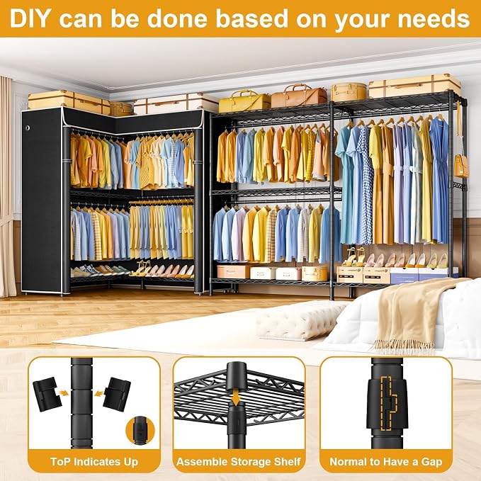 Black Rack with Black Cover