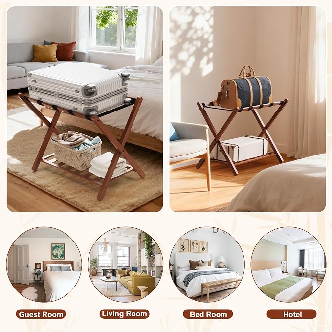 Walnut Bamboo 2 Pcs
