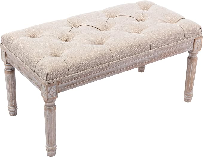 C- Entryway Bench; Beige