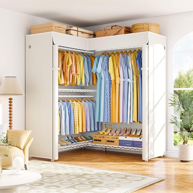 White Rack with White Cover