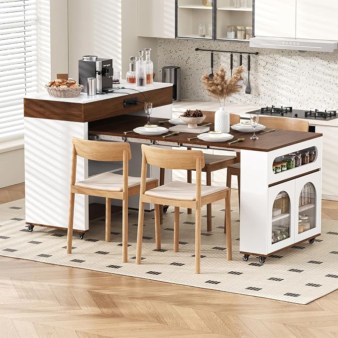Creamy White + Walnut