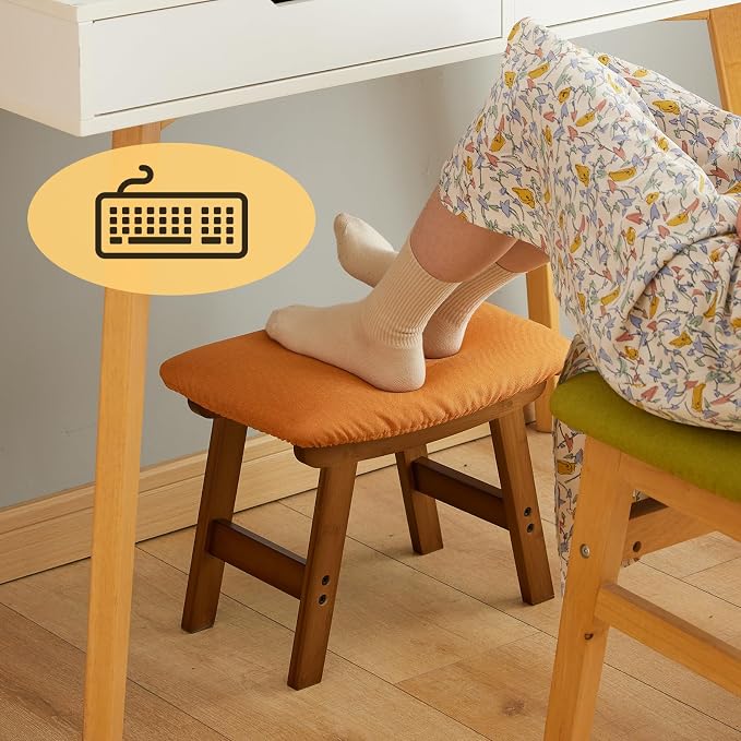 Brown Legs - Orange Stool Surface