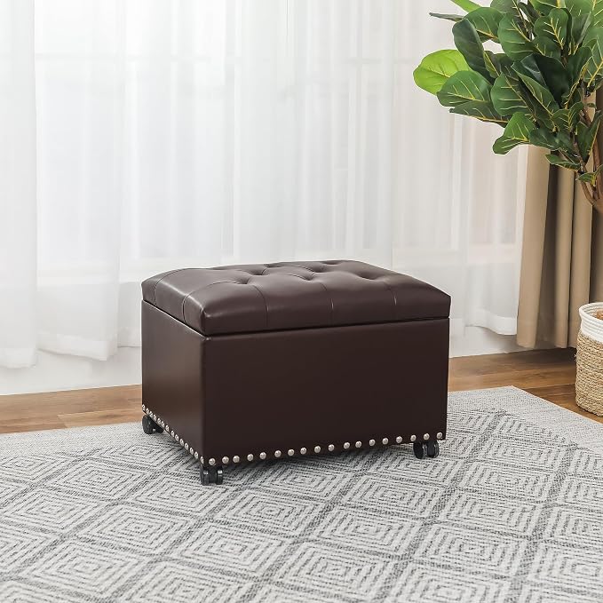 Brown With Casters