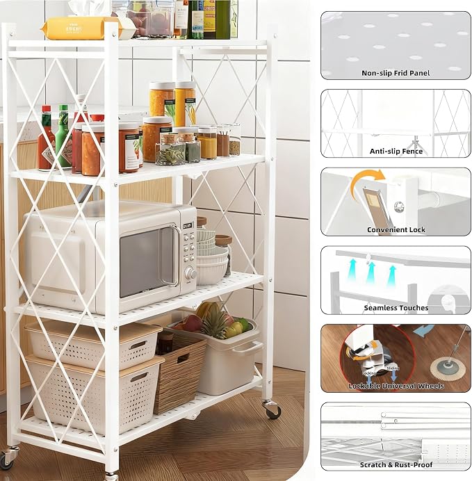 4 Tier - White