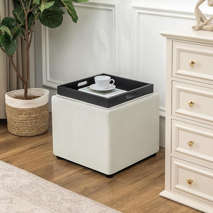 White With Tray