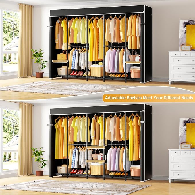 Black Rack with Black Cover