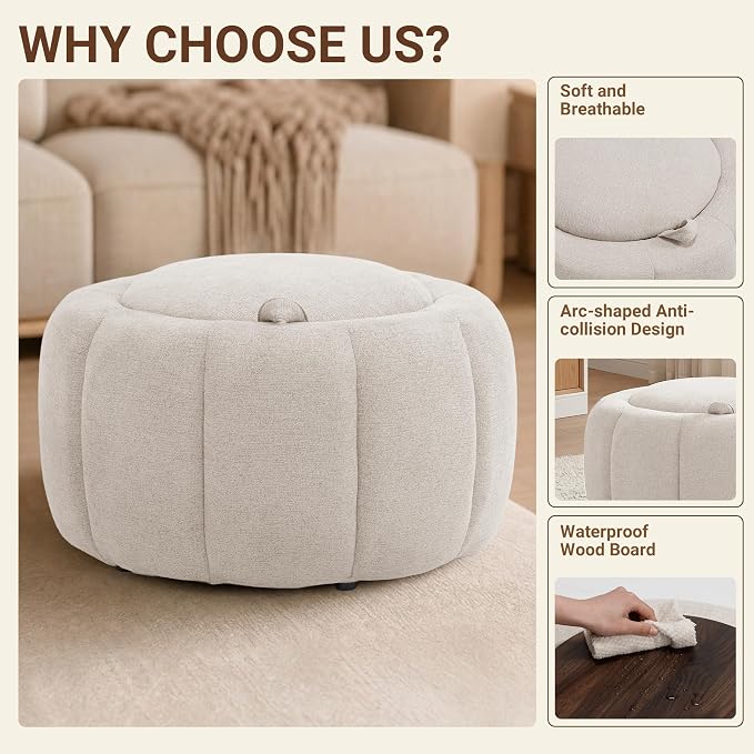 Beige-chenille