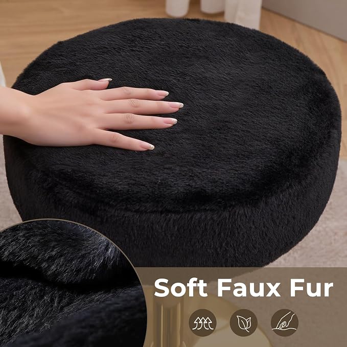 Black Faux Fur