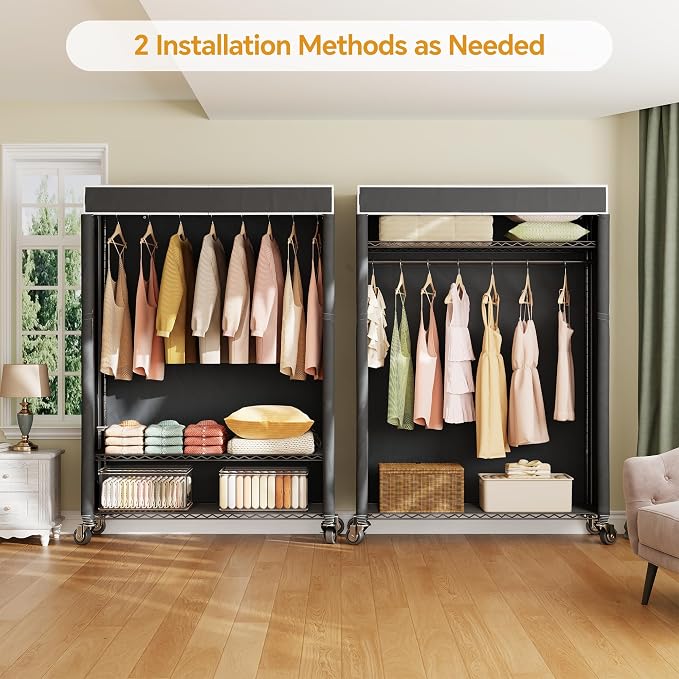Black Rack with Black Cover