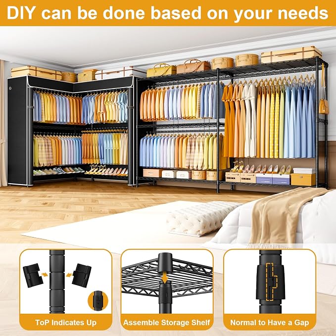 Black Rack with Black Cover